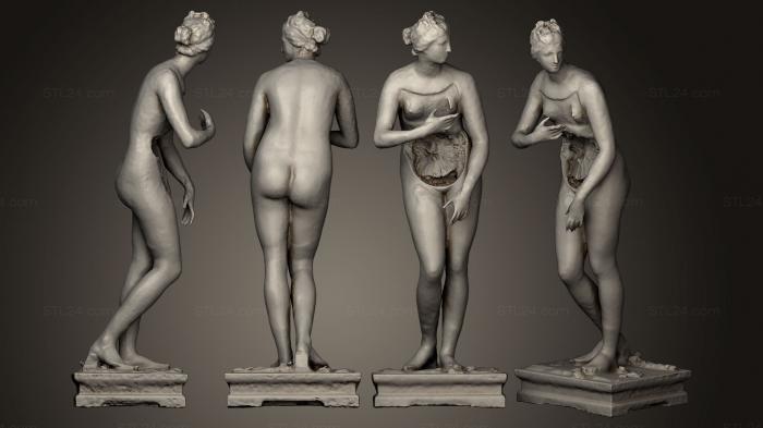 Статуи античные и исторические (Венера Медичи, STKA_1320) 3D модель для ЧПУ станка